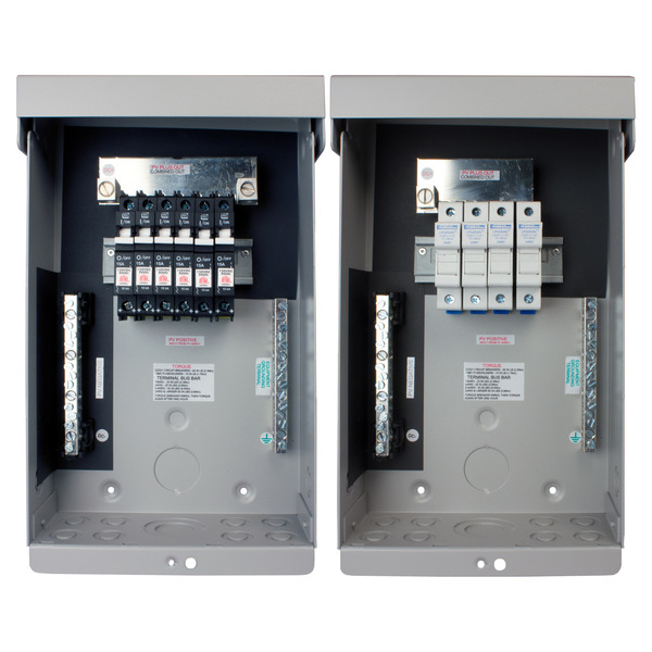 thumbnail image 2 of MidNite Solar MNPV12 Combiner Box For PV Systems - Indoor/Outdoor Gray Enclosure 2 of 5