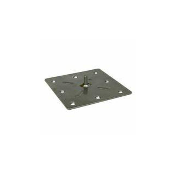 PLUM FITTINGS 6" Square Steel Post Cap – Metal Dome Cap For Steel Posts – 1pc