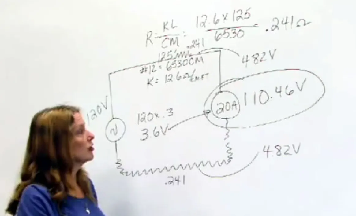 Wire Resistance and Voltage Drop
