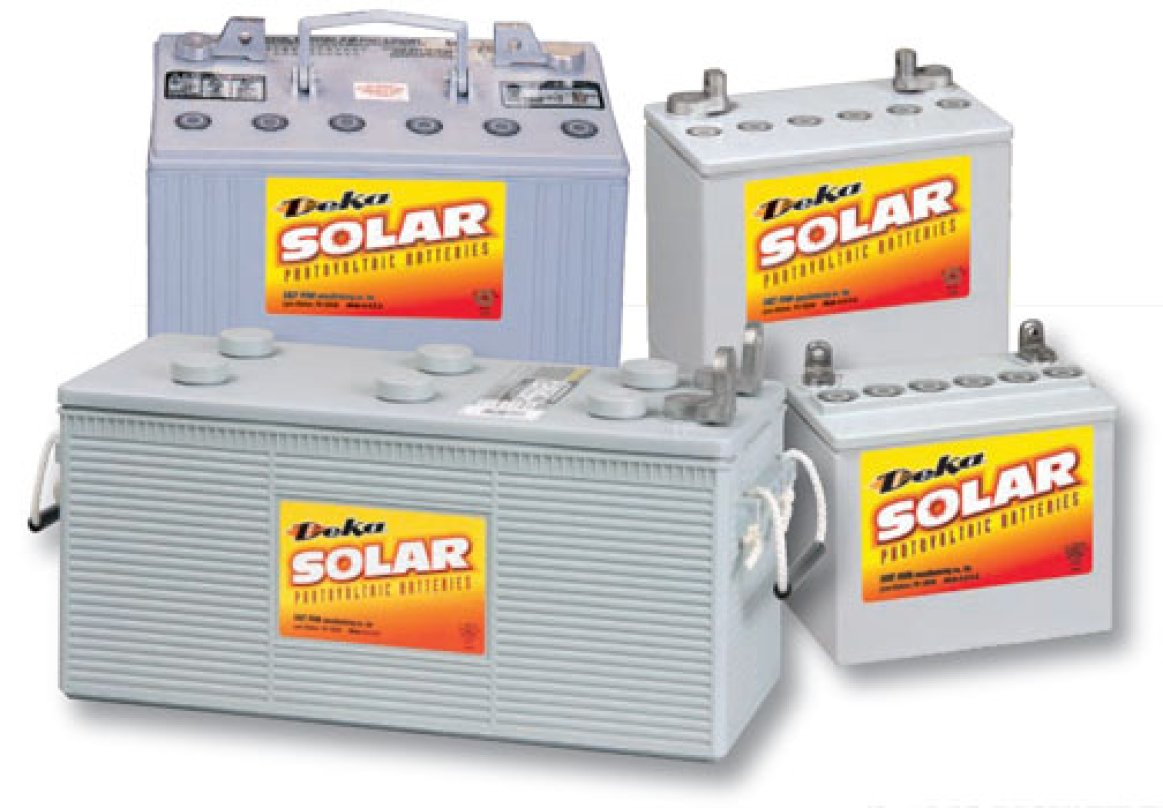 Deka has a wide offering of solar batteries