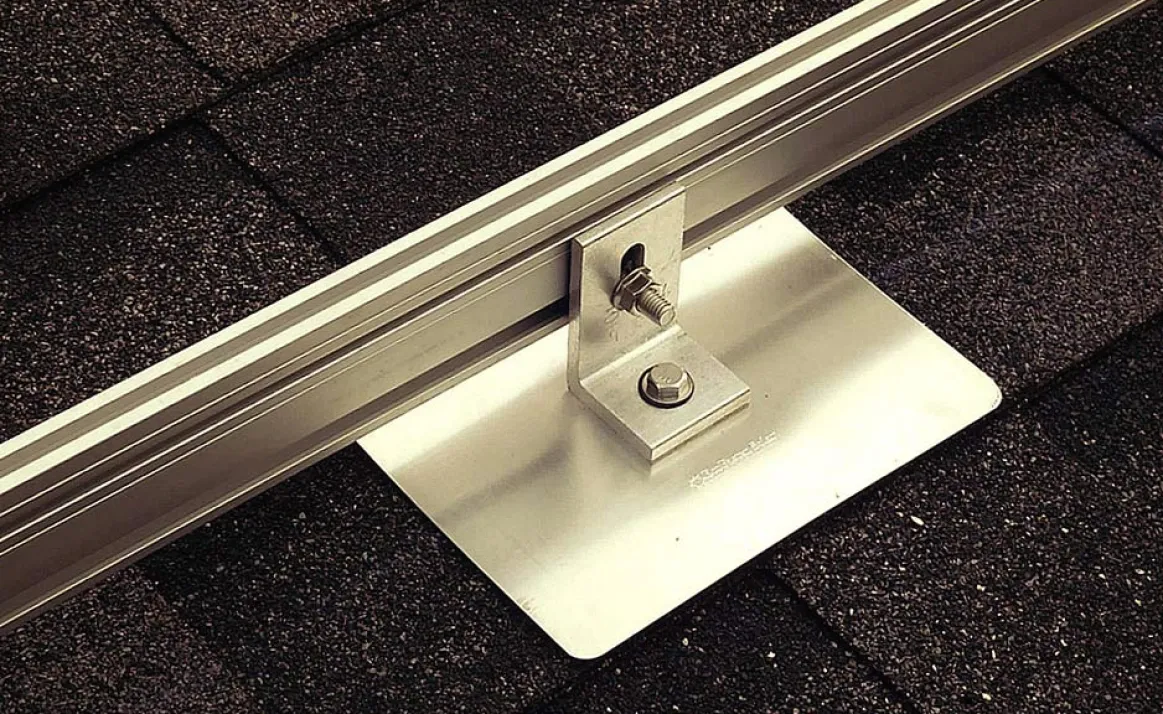 Well flashed and Sealed PV Mounting