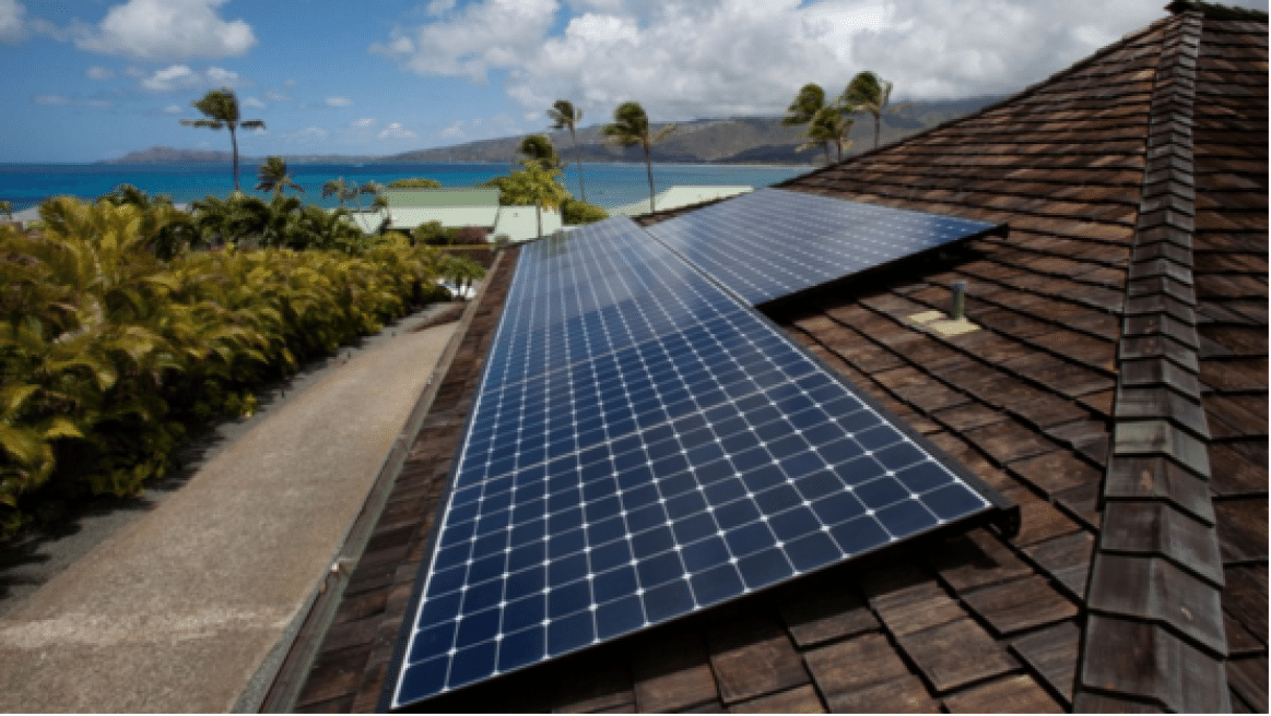 Image of a Hawaiian solar project