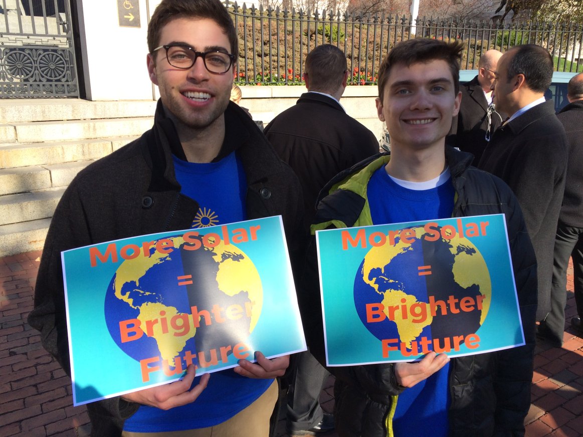 Smiles at the Solar rally