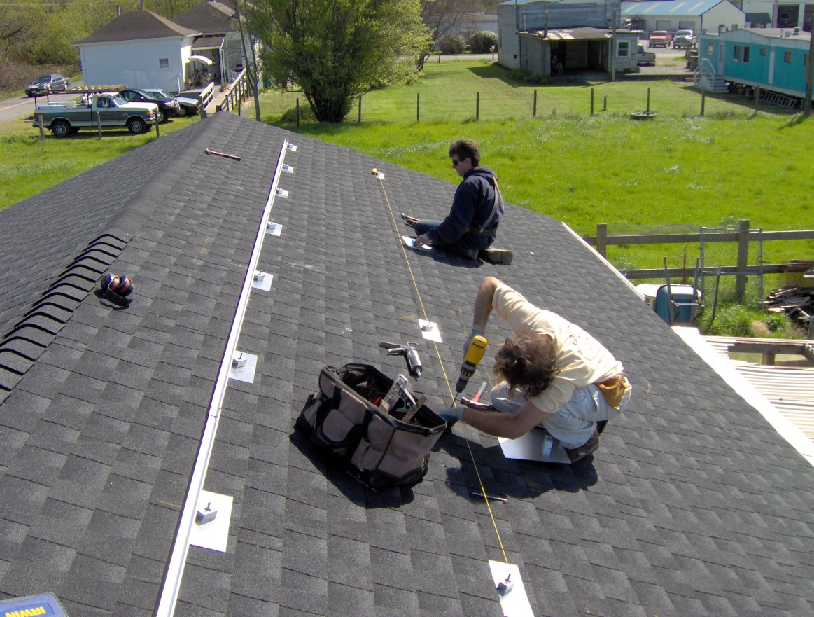 Quick Mount PV on Composite roof