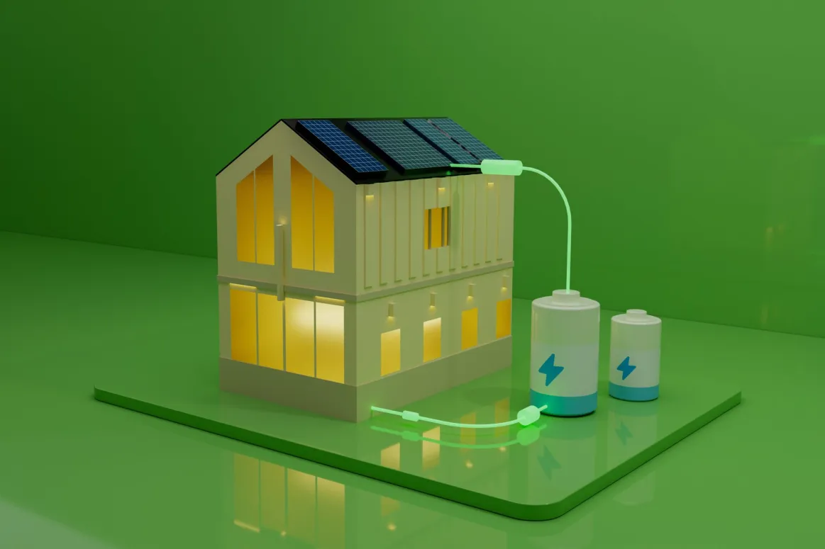 Solar battery performance for residential solar installation. 