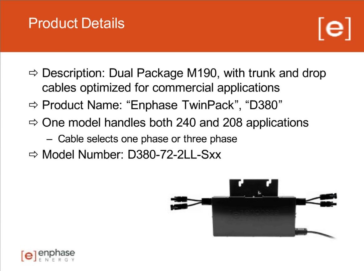 Enphase D380 Twin Pack Micro Inverter Installation