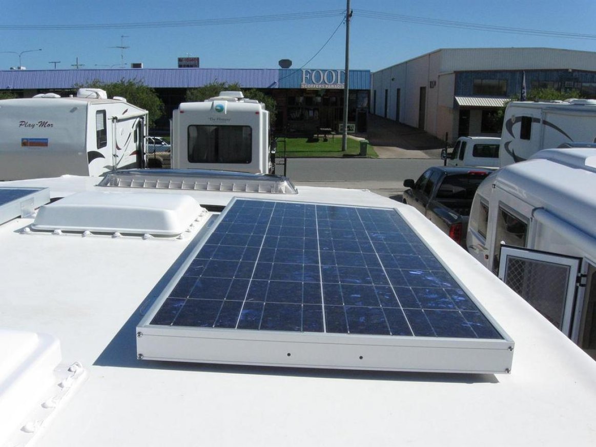 Use your RV roof to install solar panels
