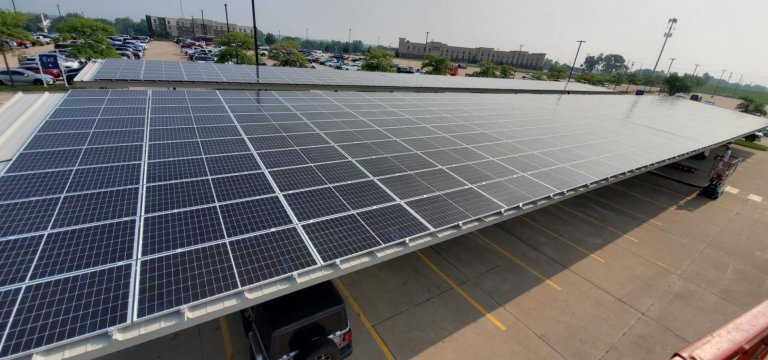 Quad City Airport Install Carport