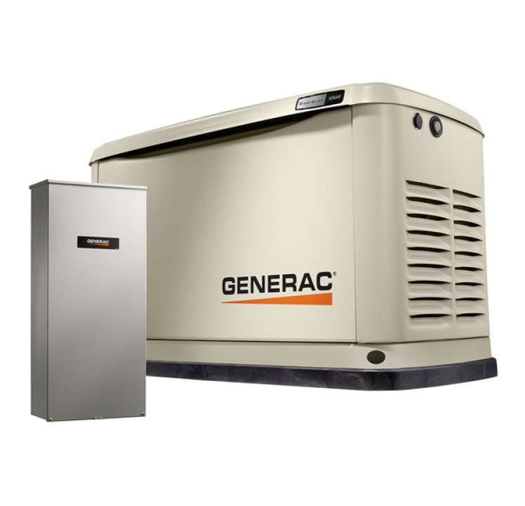 Generac 10kW Guardian Series Home Standby Generator w/16 Circuit Transfer Switch - WiFi Enabled, G0071720