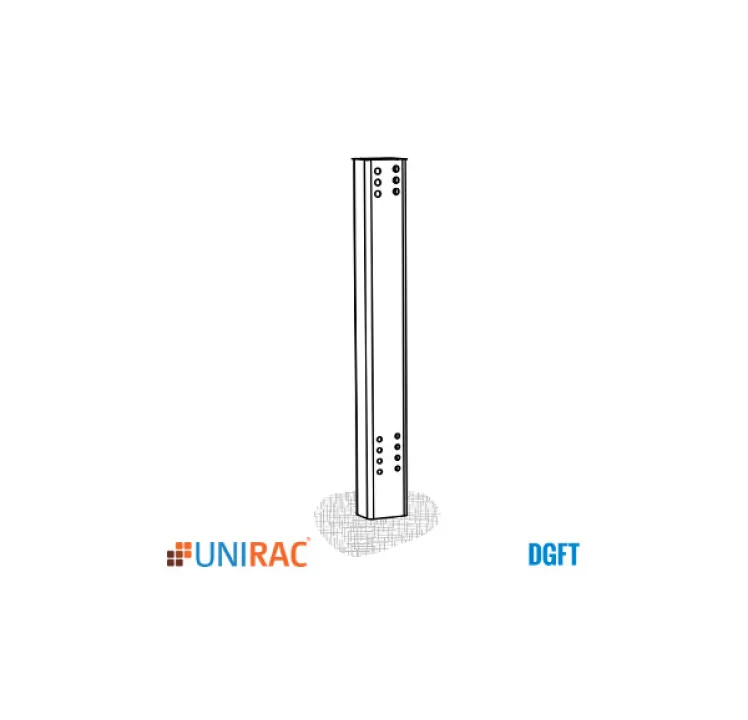 Unirac Ground Fixed Tilt C-Pile 180", 404002