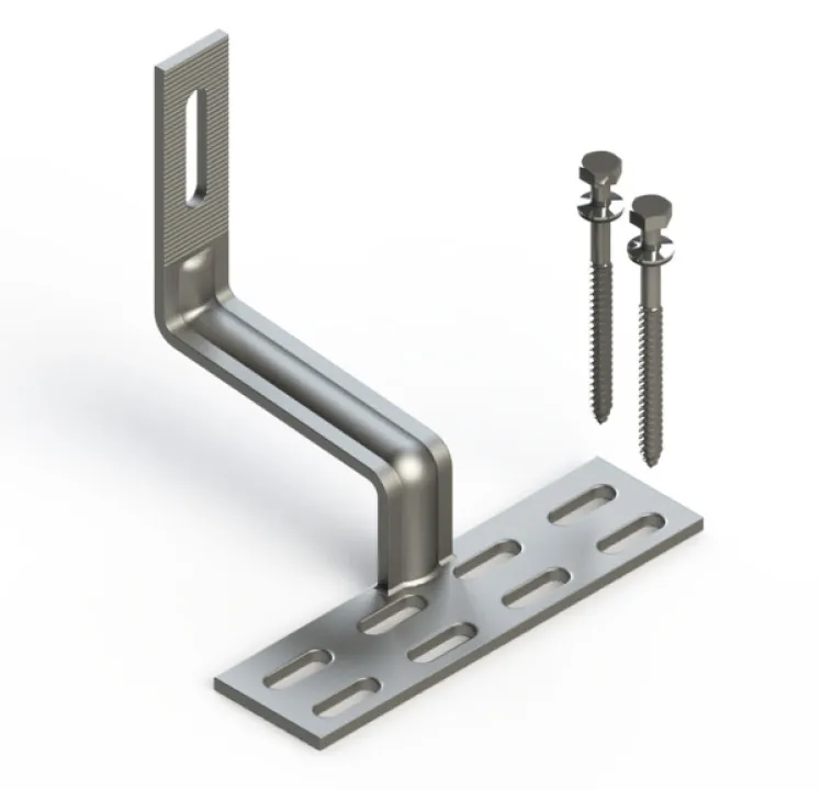 Unirac SolarHook w/7" Base for Spanish Tile, 004CT1H