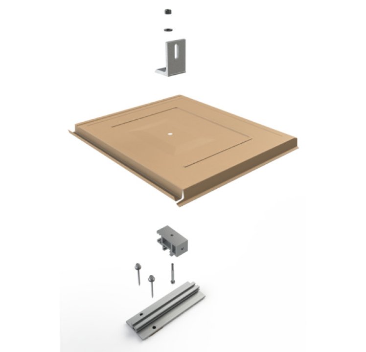 Unirac FlashKit TR Flat Tile Adobe, 004TRFA