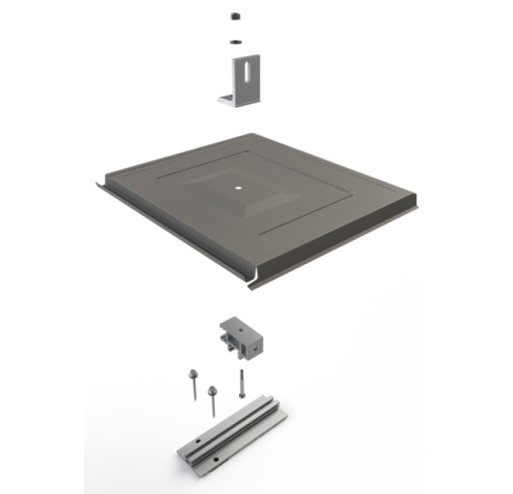 Unirac FlashKit TR Flat Tile Charcoal, 004TRFD