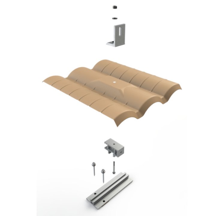 Unirac FlashKit TR W Tile Adobe, 004TRWA