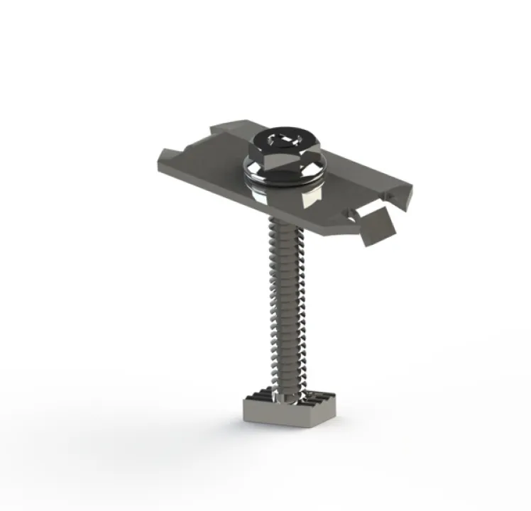 Unirac SolarMount Bonding Mid Clamp 30-36mm SS Clear, 302027C