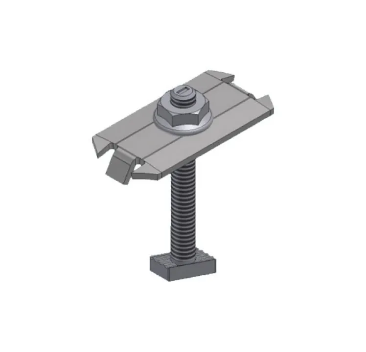 Unirac SolarMount Bonding Mid Clamp 30-36mm SS Clear, 302027C