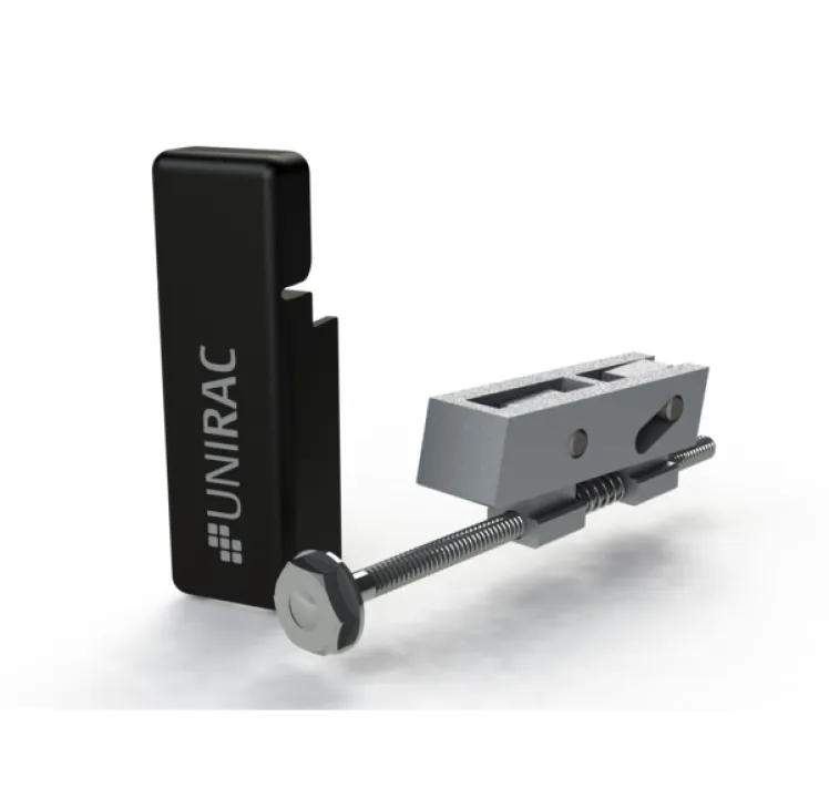 Unirac SolarMount End Clamp Pro w/End Cap, 302035M