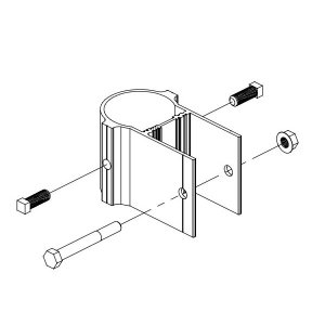 Unirac Large Array Slider 2" Aluminum, 403215C