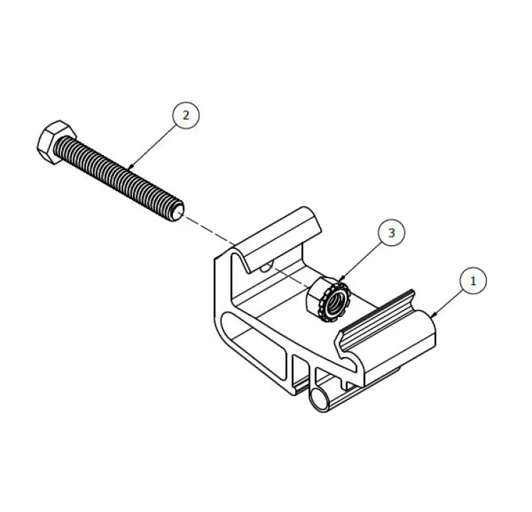 Unirac EVO Mod Clamp Bulk, 370023