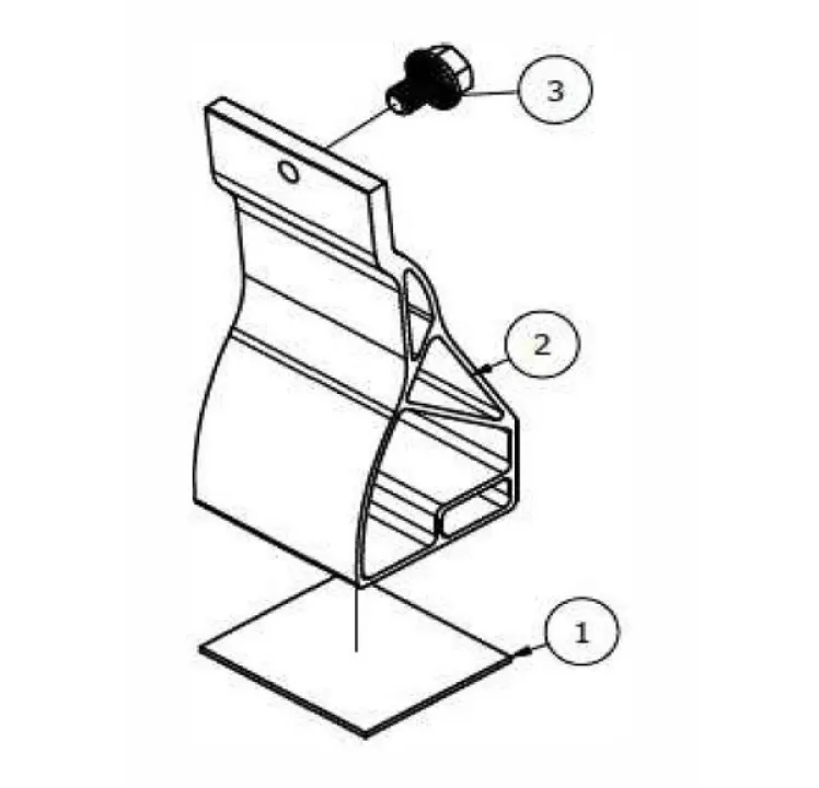 Unirac GridFlex 5D Mid-Support, 360200