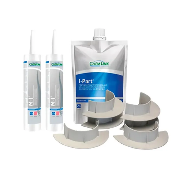 Chem Link Complete Low-Slope 3" E-Curb Round Kit - Gray, F1331GR