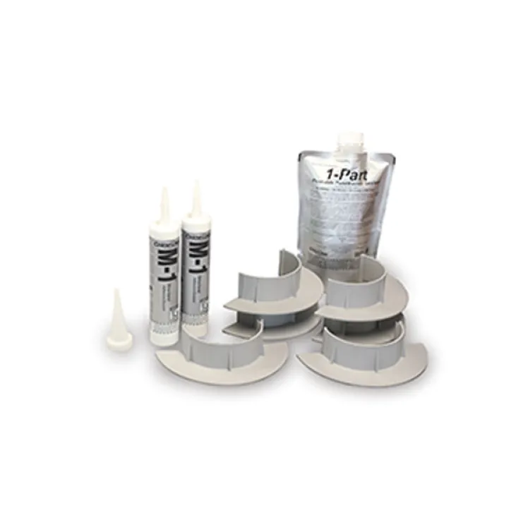Chem Link Complete Low-Slope 4.5"x3.5" Rectangle E-Curb Kit - Gray, F1363GR