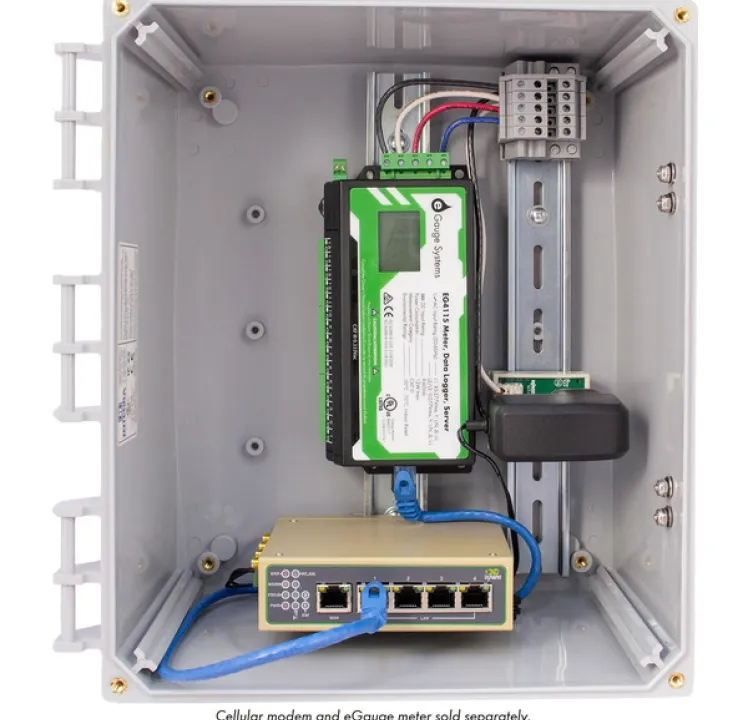 eGauge Systems Powered Enclosure Kit - 120Vac version, PEK-120