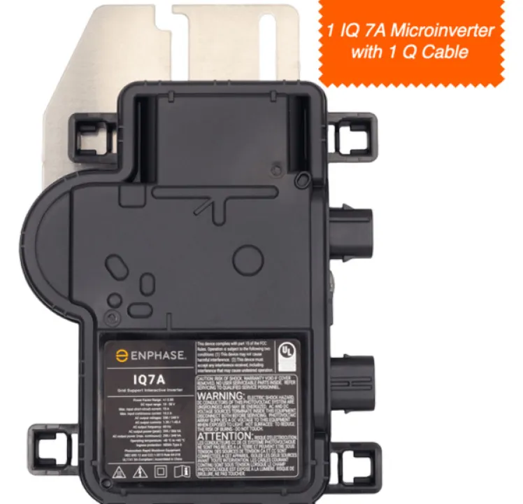 Enphase IQ 7A Microinverter 240V 349VA Peak w/MC4, IQ7A-72-M-US