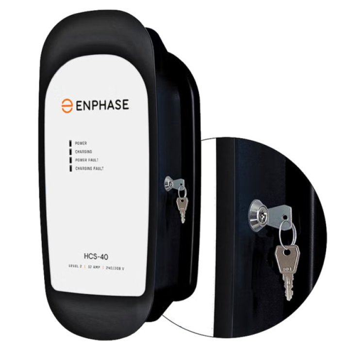 Enphase HCS-40 Ruggedized w/10AWG J1772 Connector & Charge Guard, HCS-40R-C17-L25-A087-170