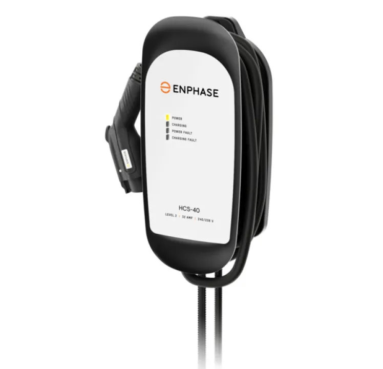 Enphase HCS-40 Ruggedized w/10AWG J1772 Connector & Cosmos with Conduit, HCS-40R-C17-L25-A141-170