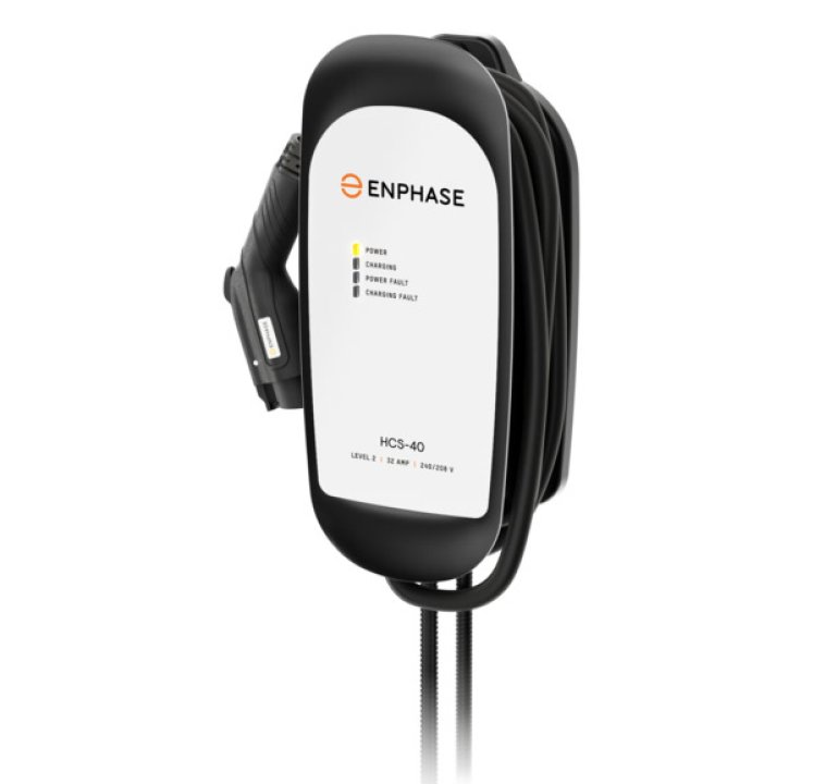 Enphase HCS-40 Ruggedized w/10AWG J1772 Connector & Cosmos with Conduit, HCS-40R-C17-L25-A141-170