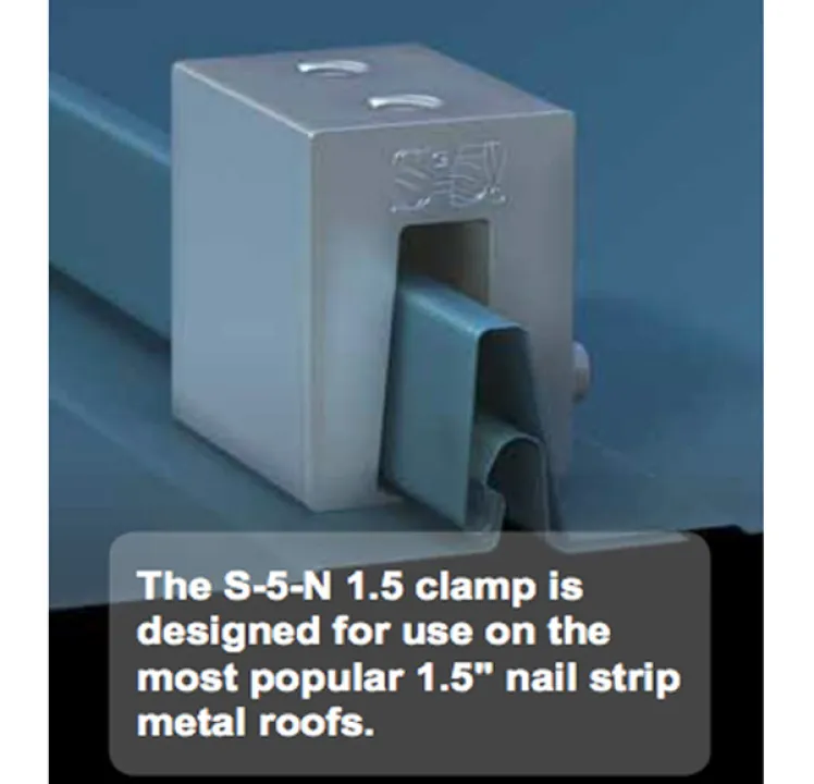 S-5! Mini Metal Roof Clamp, S-5-N Mini