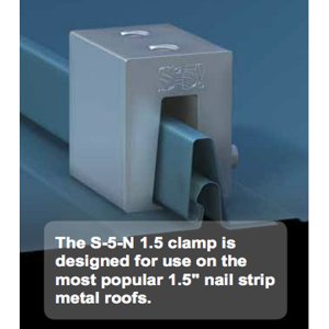 S-5! Mini Metal Roof Clamp, S-5-N Mini