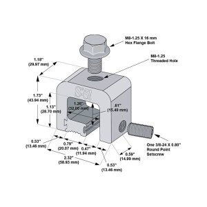 S-5! S-5-H Mini Clamp for Horizontal Mechanical Seams