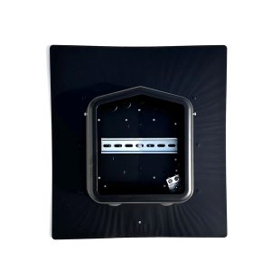 SolaDeck 2 Position Ground Flashed PV Junction Box for Composition/Cedar Roofs BLK, 0799-2B