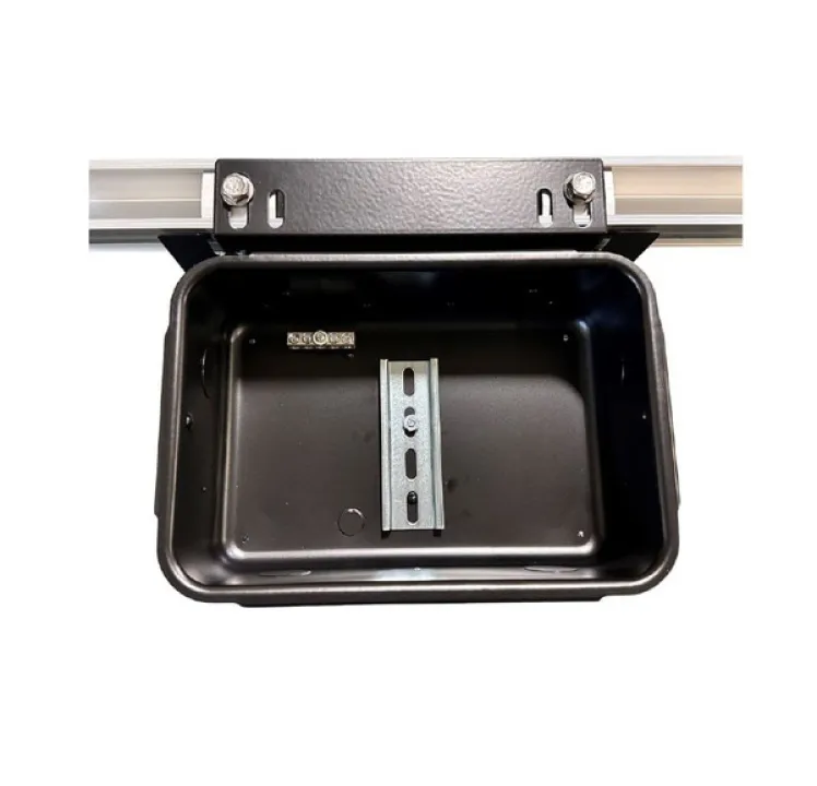 Rail Mount PV Junction Box - Black