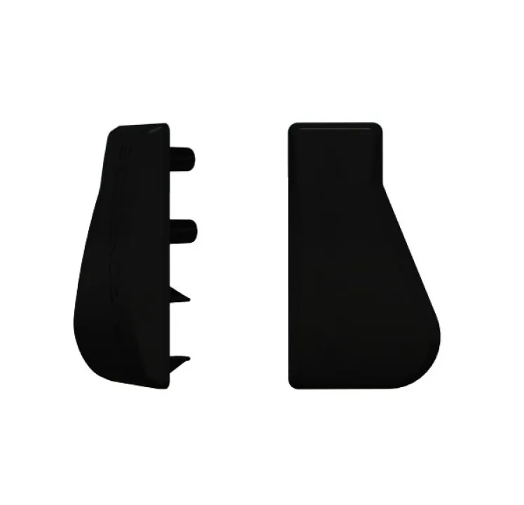 IronRidge XR10 End Cap (L-R Pair) - Black, XR-10-CAP01-B1