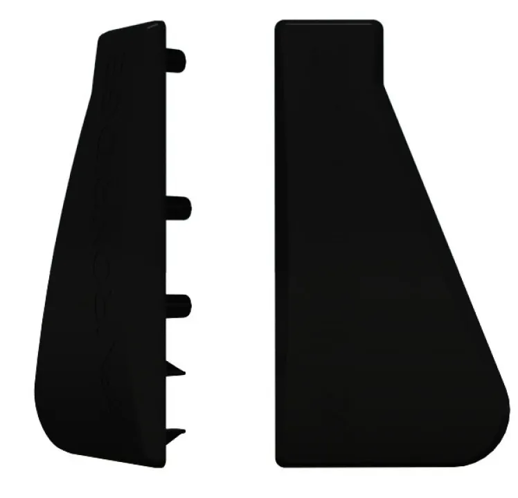 IronRidge XR1000 End Cap (L-R Pair) - Black, XR-1000-CAP01-B1