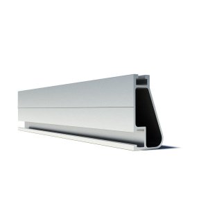 IronRidge XR-100-204A Anodized Rail, 17 Ft., Clear, Qty 1