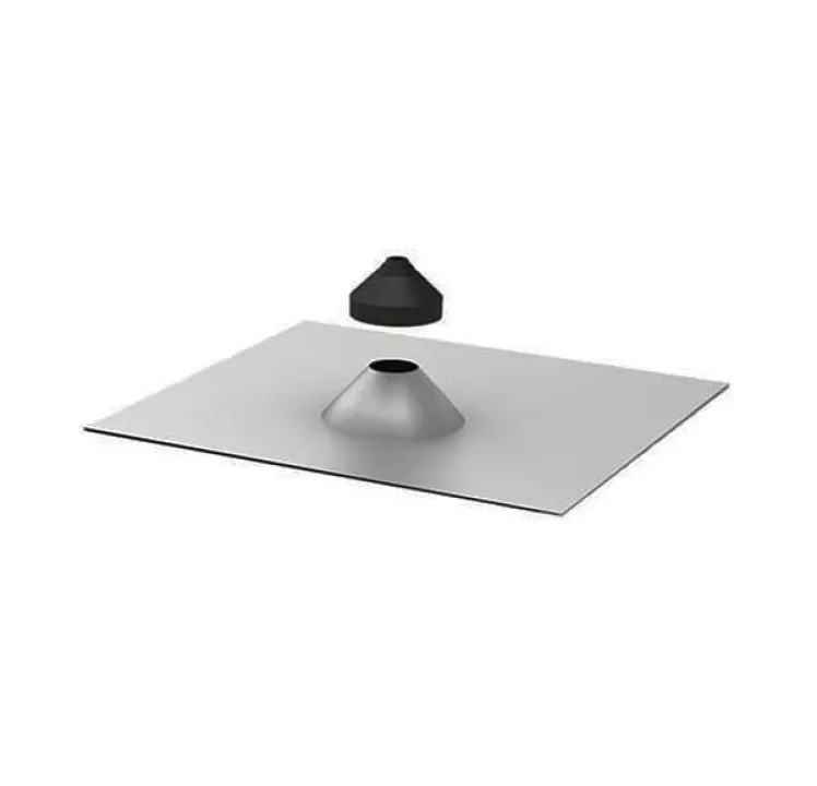 IronRidge Conduit Penetration Flashing, Mill, QMCPC-A-12