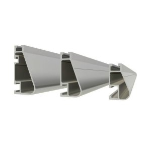 IronRidge XR100 Custom 15.5ft Anodized Rail Clear, XR-100-186A