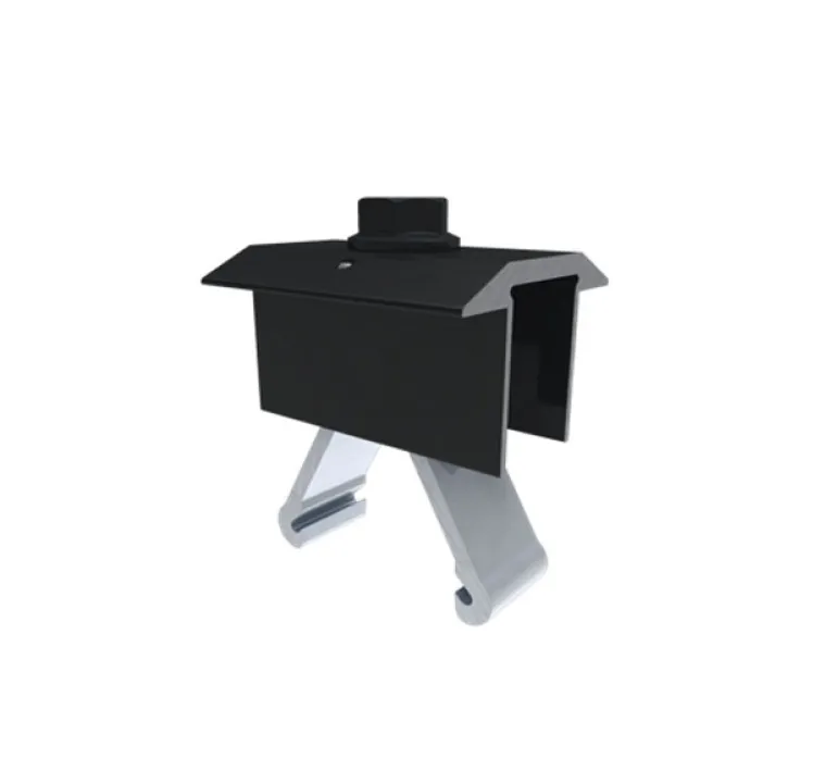 IronRidge Domestic QM ClickFit Mid Clamp 30-40mm - Black, QM-CF-MID01-B1-US