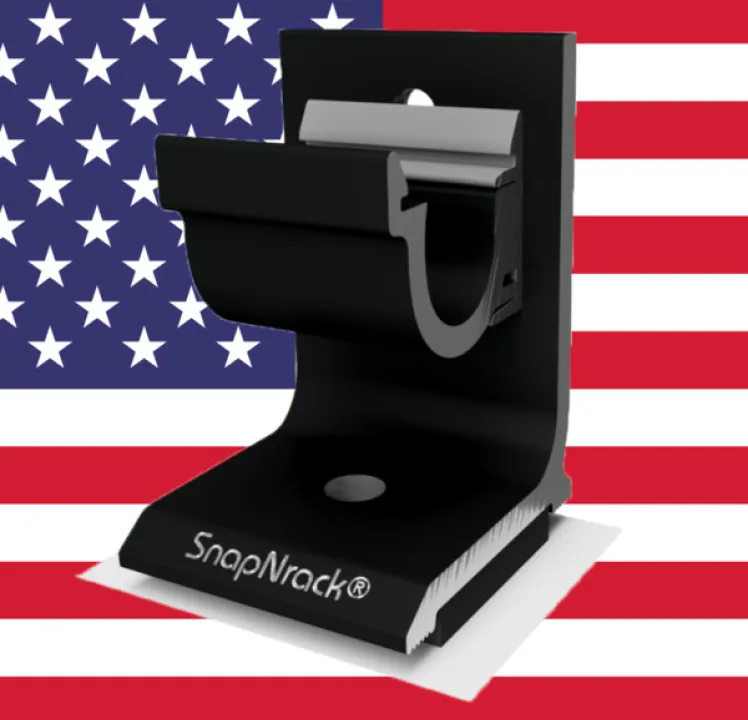 SnapNrack Domestic UltraFoot Black - Rafter, 242-10056-USA