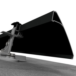 Dom Unvrsl Dbl Prt Skrl 83" Blk -EB