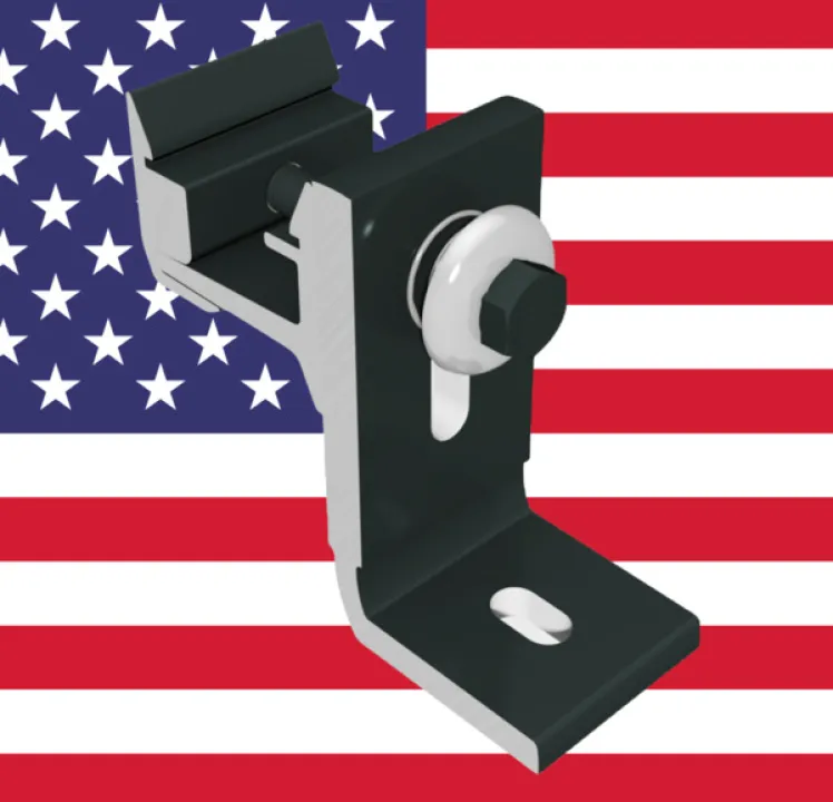 SnapNrack Domestic Ultra Rail AP L-Foot - Black, 242-01239-USA