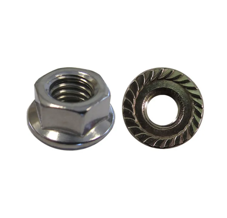 QuickBOLT 5/16" Hex Serrated Flange Nut - Stainless Steel, 15876