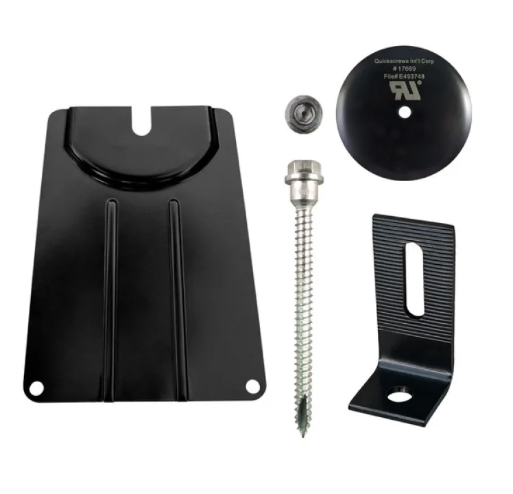 QuickBOLT QB2 w/3" Microflashing & Miniflashing Black, 17862DF