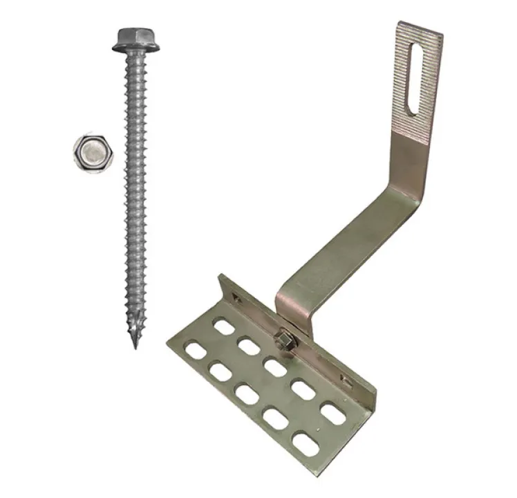 QuickBOLT Adjustable Curved Tile Roof Hook w/Screws , 17572