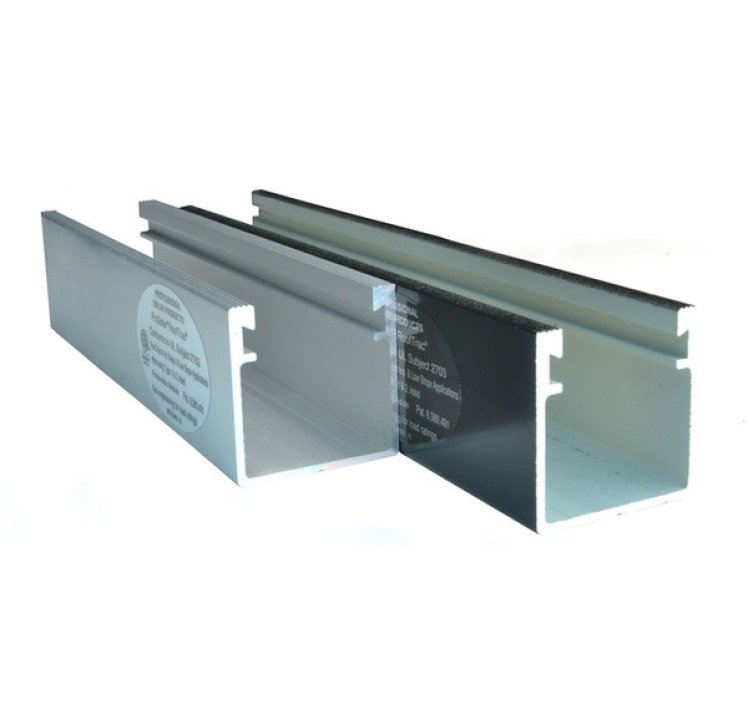 ProSolar 130" x 2" Standard Support Rail - Black, R130-2.0B