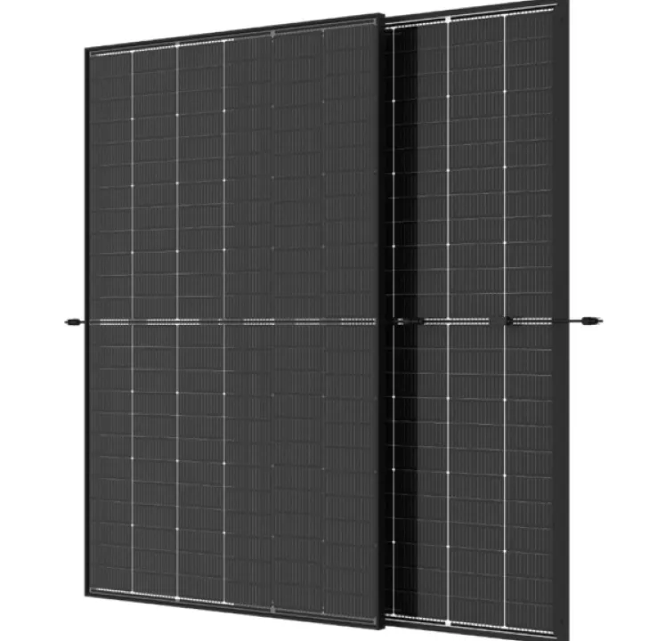 Trina Solar 435W 144 Half-Cell N-Type TOPCon Black Bifacial Solar Panel, TSM-435-NEG9RC.27